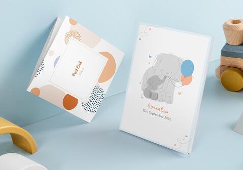 Cartões para bebés — personalizado personalizado — The Cat's