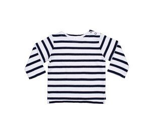 T-shirt marinheiro de bebé Babybugz BZ052 personalizado — The Cat's