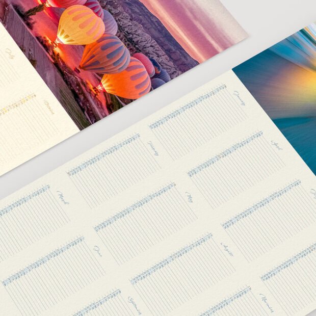 Calendário anual — personalizado personalizado — The Cat's