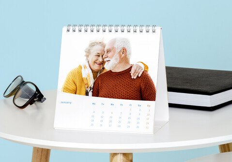 Calendário de secretária — personalizado personalizado — The Cat's