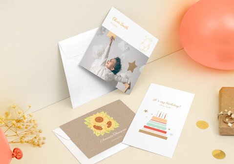 Cartões de aniversário — personalizado personalizado — The Cat's