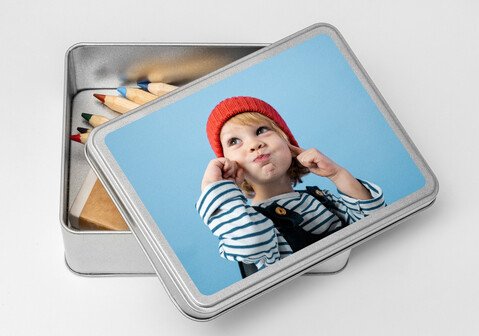 Caixa metálica fotográfica — personalizado personalizado — The Cat's
