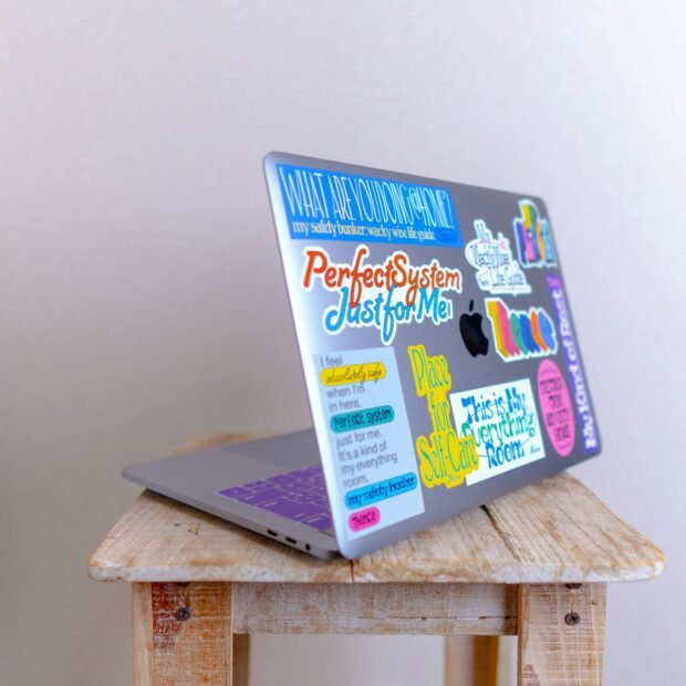 Autocolantes dourados metalizados personalizado — The Cat's
