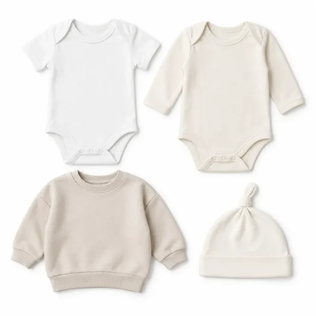 Body de bebé orgânico manga comprida Babybugz BZ060