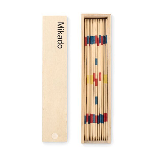 Mini Mikado em caixa de madeira