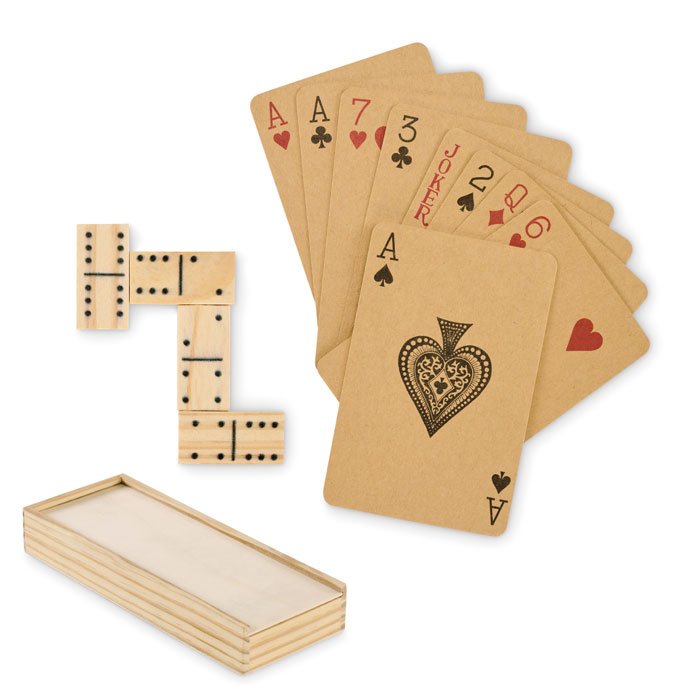 Conjunto dominó e cartas Domi & Cards