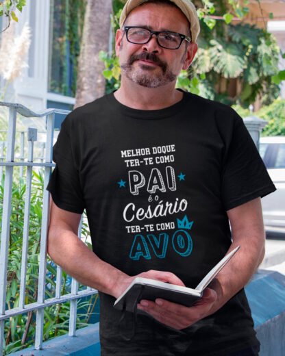 T-shirt Melhor ter-te como pai e avô — fotografia de referência
