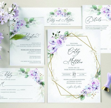 Kit floral bordô