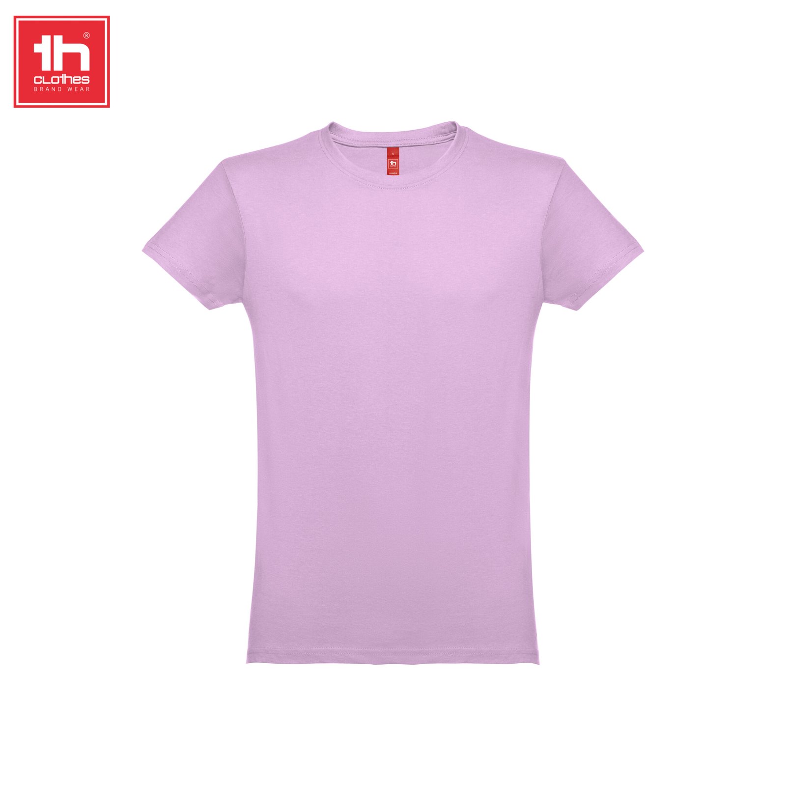T-shirt THC Luanda 150 g/m² Lavanda, fotografia real de frente