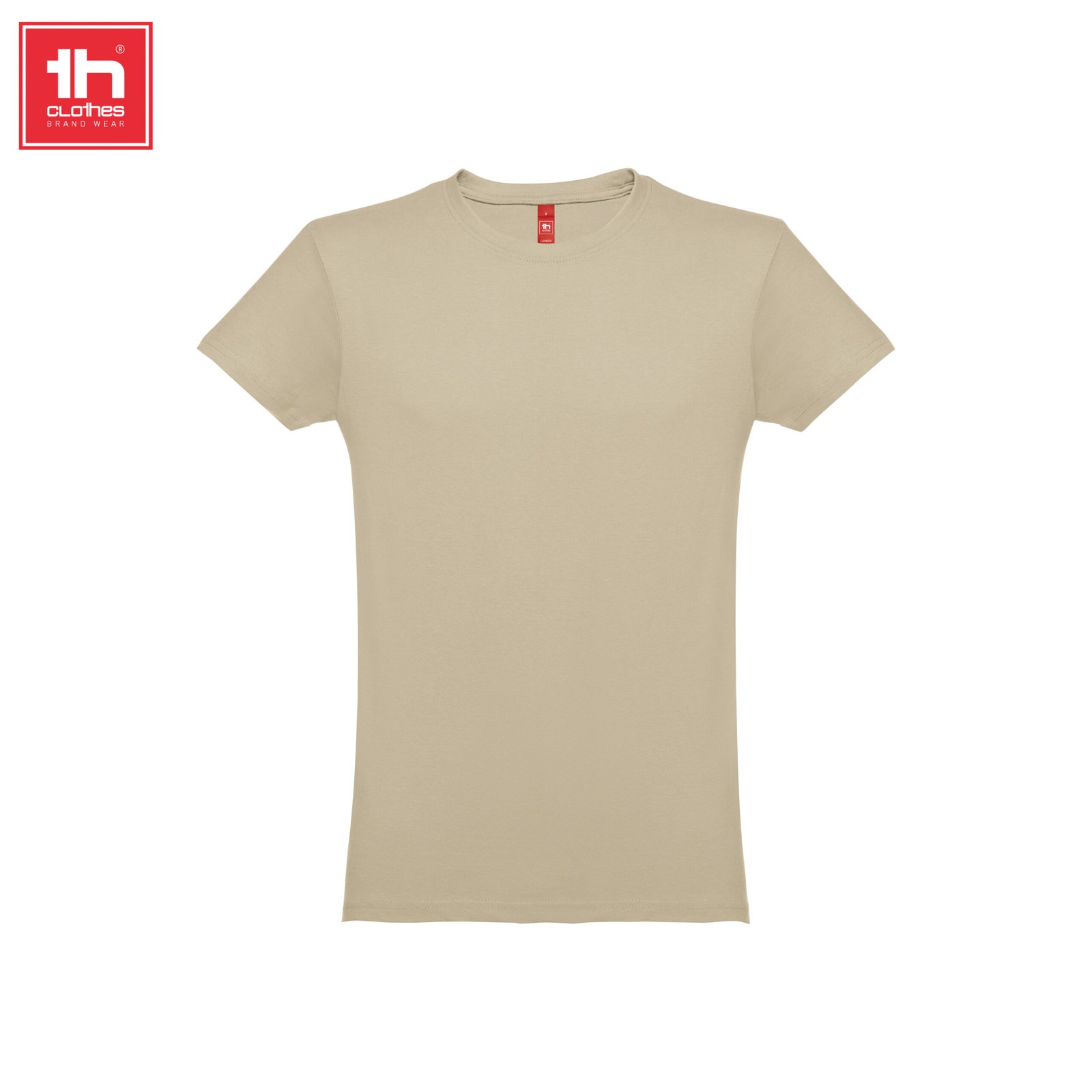 T-shirt THC Luanda 150 g/m² Verde Abadia, fotografia real de frente