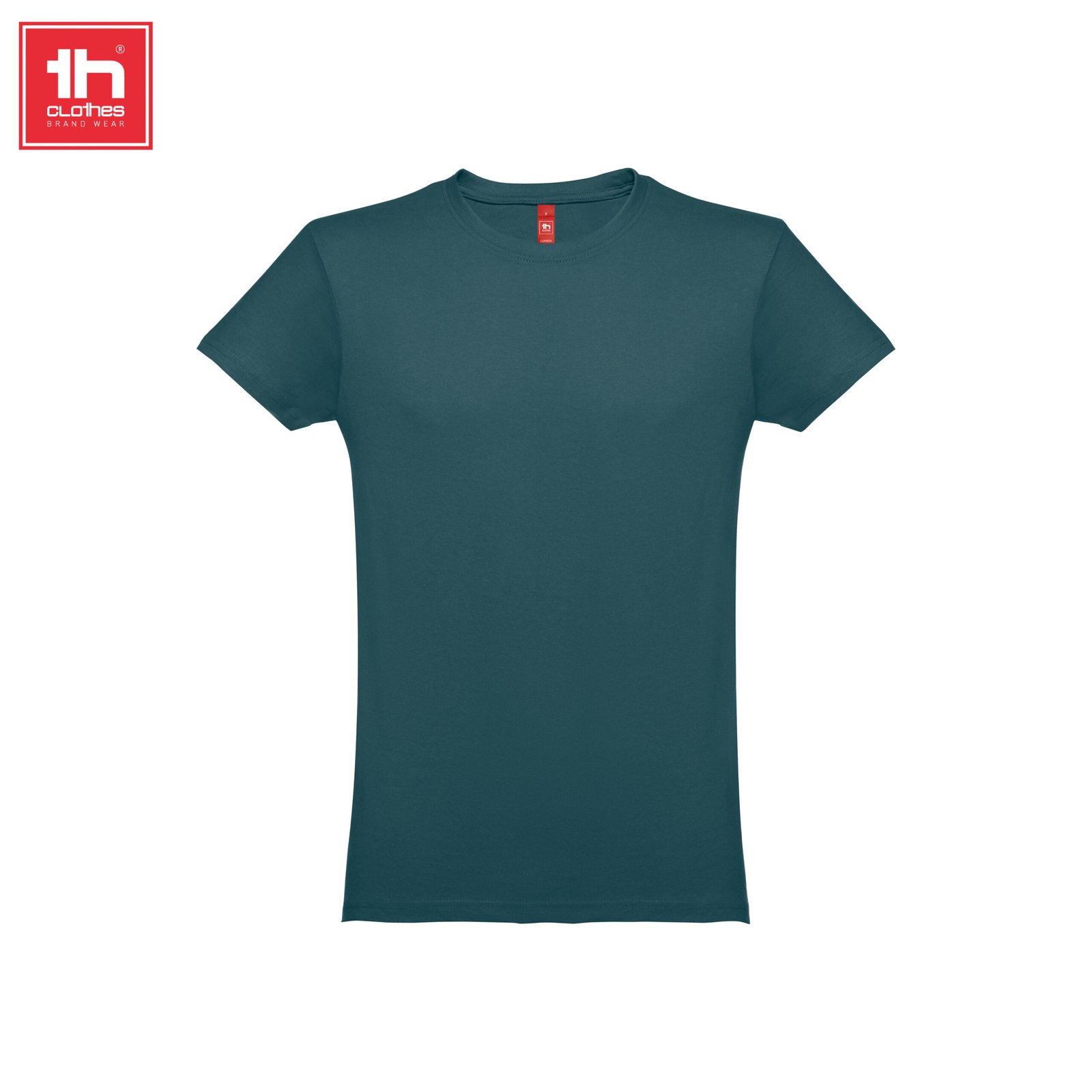 T-shirt THC Luanda 150 g/m² Verde Pantano, fotografia real de frente