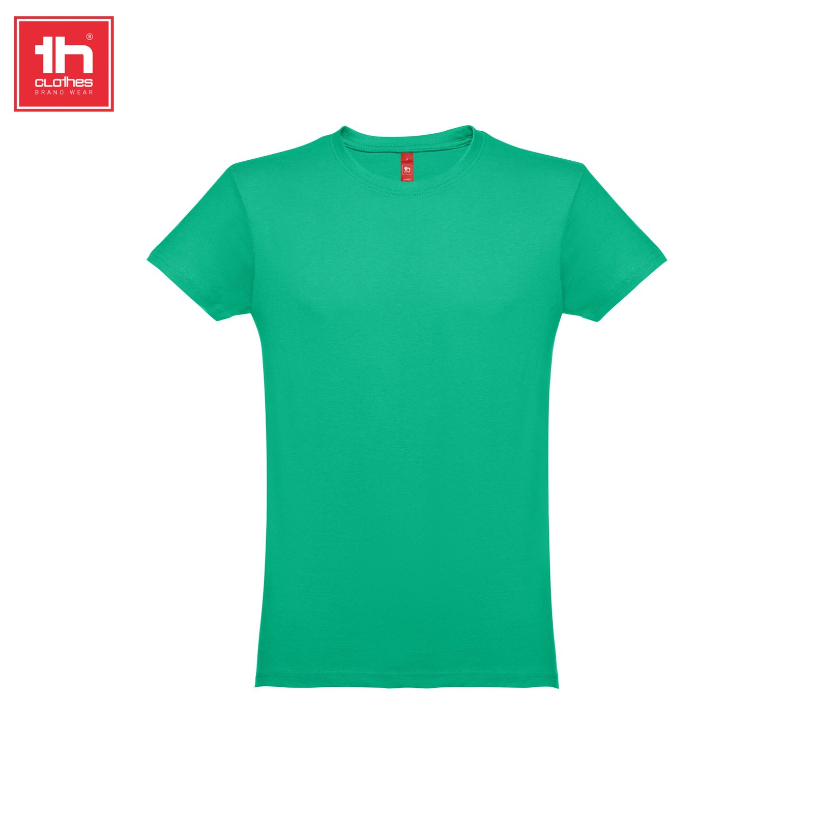 T-shirt THC Luanda 150 g/m² Verde Pastos, fotografia real de frente
