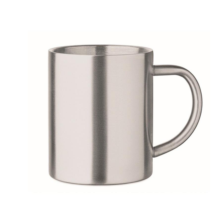 Caneca em Aço Inoxidável 300 ml com Caixa