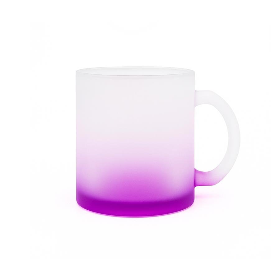 Caneca Vidro Degradê 300 ml — Personalizada