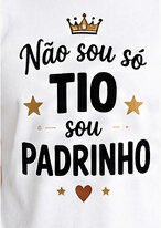 Conceito visual de t-shirt em português, não arte final