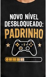 Conceito visual de t-shirt em português, não arte final