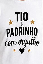 Conceito visual de t-shirt em português, não arte final