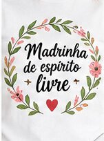 Conceito visual de t-shirt em português, não arte final